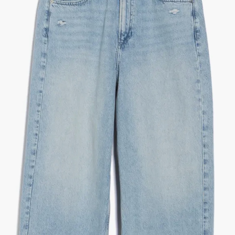Light Blue Wide-Leg Rag and Bone Jeans